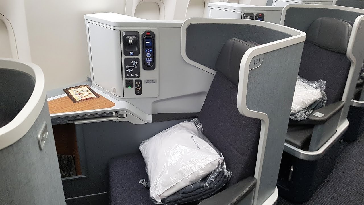 American Airlines Flagship Business Class from Hong Kong to LAX